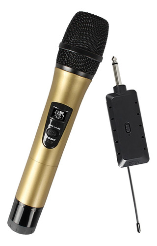 Microfone Portátil Sem Fio De Áureo De Microfone Único