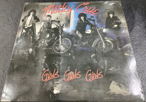 Motley Crue - Girls Girls Girls Lp Usa 1ra Edic Skid Row Gbh