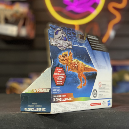 Jurassic World Dilophosaurus Rex Dino Hybrid Hasbro 2016 (Usado)