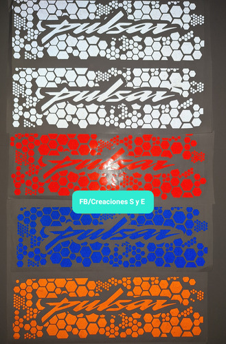 Calcomanias Stikers Reflejantes Para Pulsar Ns, Ug