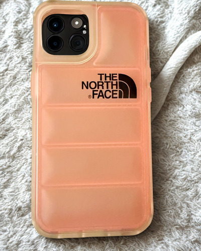 Funda Case Protector Para Iphone The North Face Uso Rudo Coral Claro Iphone 11