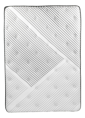 Colchon Matrimonial Spring Air Alaska + 2 Pack Negro
