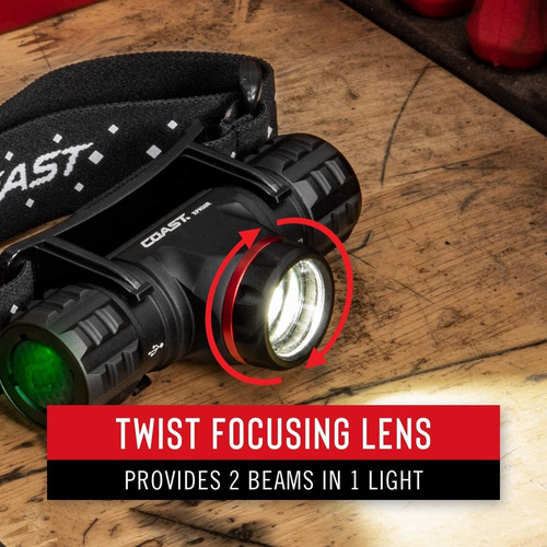 Coast - 30325 Xph30r 1000 Lumenes Recargable Doble Potencia