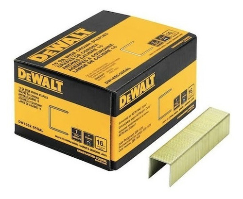 Dewalt Grapa De Corona Ancha Galvanizada Cal.16 X 1in X 1