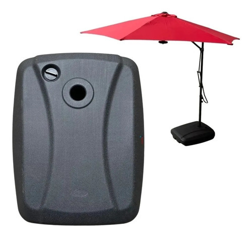 Suporte Base Para Guarda Sol Ombrelone Água Ou Areia Piscina