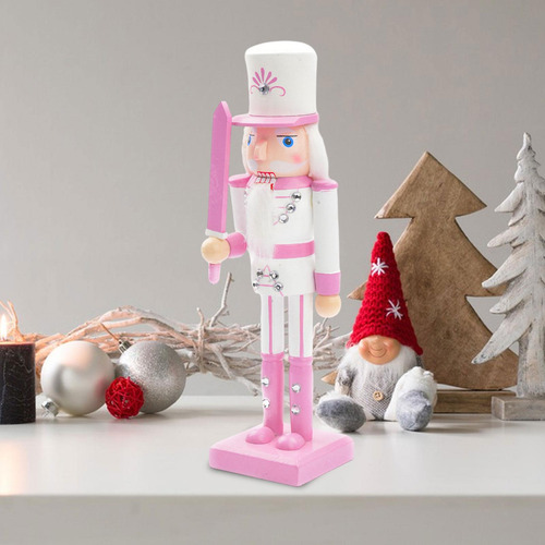 Decoración Navideña, Cascanueces De Navidad, De Rosa