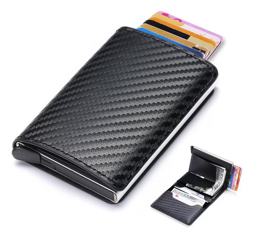 Tarjetero,cartera Hombre,protección Rfid,