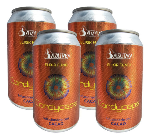 Elixir Fungi Melena De León Reishi Lata 355 Ml Pack 4 Ud