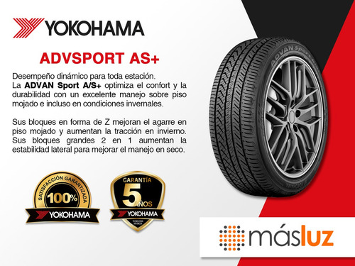 1 Llanta Advsport As+ Yokohama 215/40r18 89w