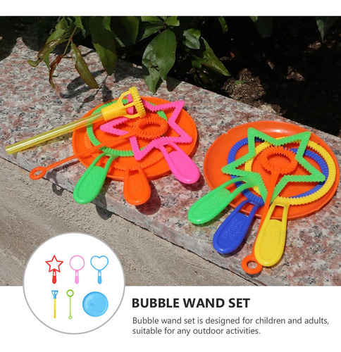 Juego De Varitas Con Forma De Burbujas Para Exteriores, 6 Un