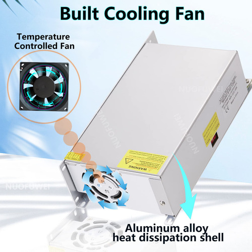 Adaptador De Fuente De Alimentación Nuofuwei Dc 12v 100a 120