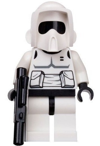 Lego Star Wars Loose Mini Figura Scout Trooper Con Blaster P