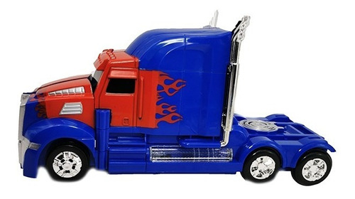  Carro Optimus Transformer Robot  Luz Sonido Fw-2036a