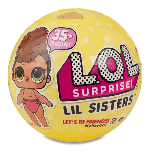 Boneca Lol Surprise Lil Sisters Doll Mga Americana Bola 2 3