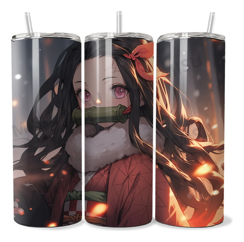 Nezuko Vaso Térmico Tumblr 600 Ml