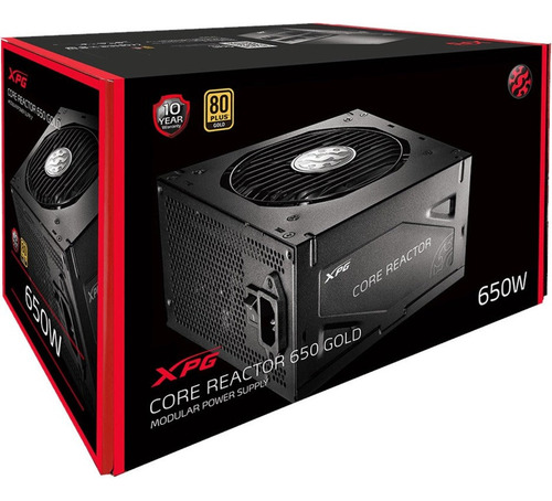 Fuente De Poder Xpg Core Reactor 80 Plus Gold 24-pi Atx 650w