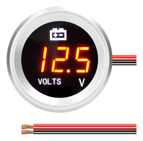 Voltímetro Volt, Medidor De Voltaje Para Motocicletas, 9-35