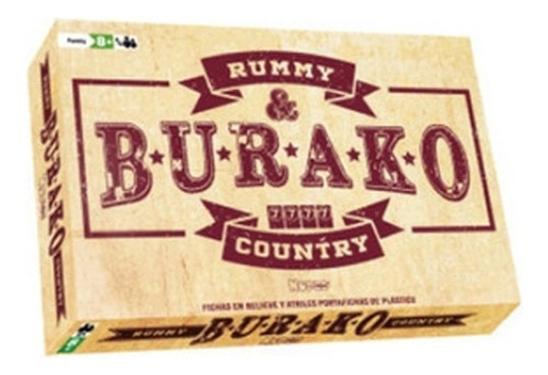 Rummy Burako Country Economico Nupro Juego Mesa Familia