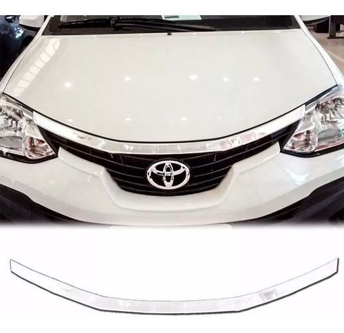 Imagem 3 de 4 de Kit Frisos Traseiro Porta-malas + Dianteiro Etios Sedan 2018