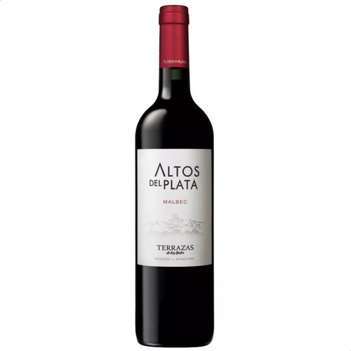 Vino Altos Del Plata Malbec (caja 6 Botellas 750ml)