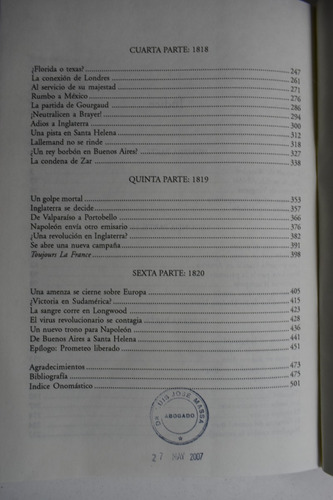 La Última Campaña Del Emperador: Napoleón Y La Independec223 (Usado)