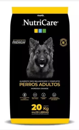 Nutricare Perro Adulto Razas Grandes X 20 Kg