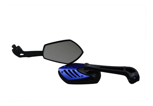 Espejo Universal Zx2655-2 Color Azul/negro Plástico Bmd
