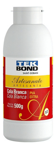 Pegamento blanco Pva Extra Craft 500 g TekbondWhite Cola Tekbond Craft Glue 500 g