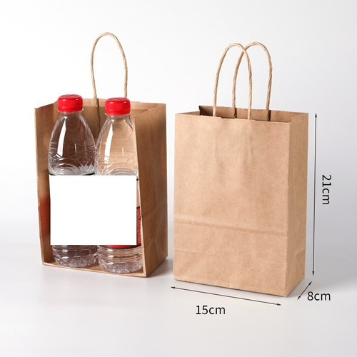 30 Bolsas De Papel Ecológicas Portátil Decorativas Regalo