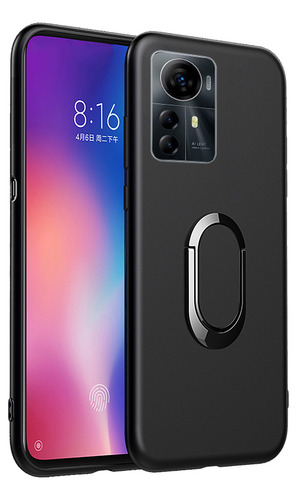 Funda Para Zte Blade V41 Smart Adsorbible Silicona Anillo