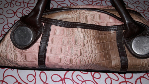 Cartera De Mano Super Pocket. Cuero Labrado.