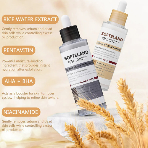 Rice Ampoule Duo - Séruns Clareadores E Esfoliantes