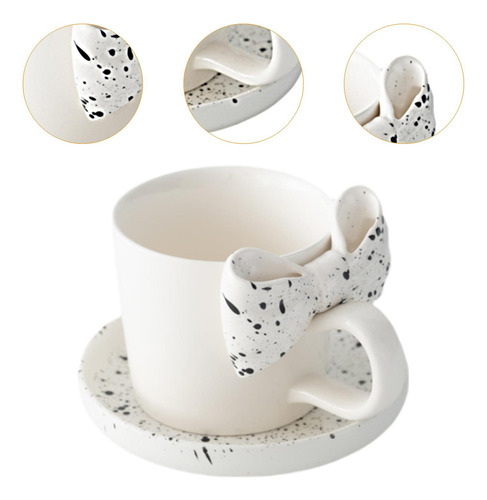 Taza De Café De Cerámica Con Nudo De Lazo Para Bebidas