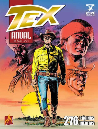 Tex Anual Nº 022 - Vol. 22: Três Irmãos, De Boselli, Mauro. Editora Mythos, Capa Mole Em Português