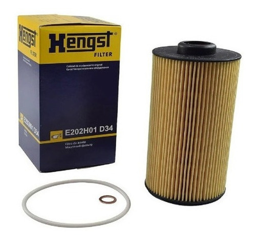 Filtro Oleo Motor Hengst Bmw 540i X5 4.4i V8 1996 A 2004