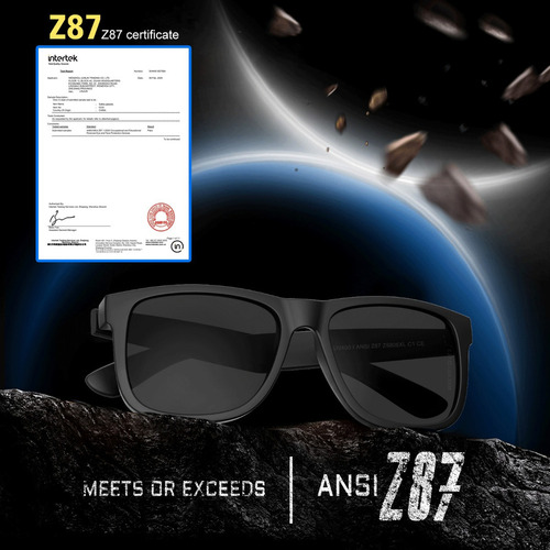 Maxjuli Xl Z87 Gafas De Sol Para Hombres Cabeza Grande Z8806
