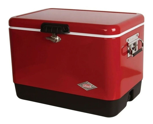 Imagen 1 de 7 de Conservadora Coleman 54qt Acero Inx Heladera Termica Camping