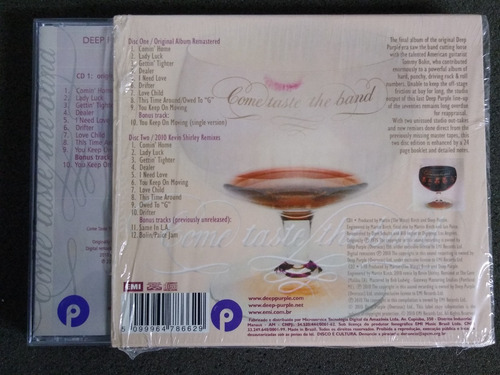 Imagem 2 de 5 de Cd - Deep Purple Come Taste The Band - Duplo Remaster *nac