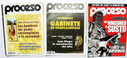 Revista Proceso, Set De 3 Números, Revista Mexicana 1997