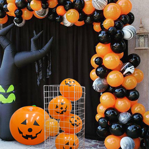 Globos De Calabaza Con Luces Led Brillantes Para Césped De