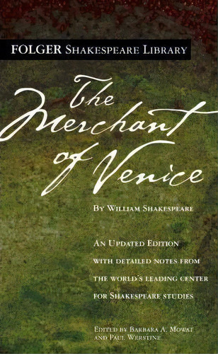 The Merchant Of Venice, De William Shakespeare. Editorial Washington Square Press Inc.,n.y., Tapa Blanda En Inglés
