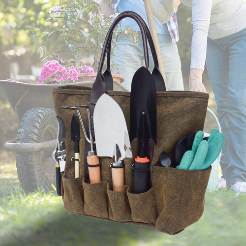 Imagen 7 de 9 de Bolsa De Herramientas De Jardín, Kit De Jardinería, Organiza