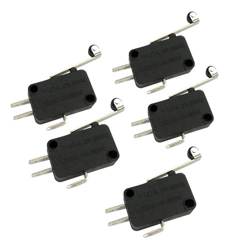 2x 5 Uds Interruptor De Palanca De Micro Rodillo Interruptor