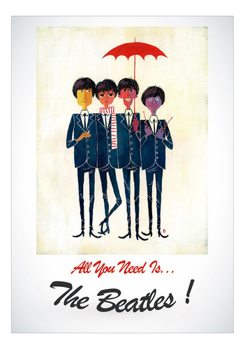 All You Need Is Beatles #02! - Lamina Autoadhesiva 21 X 29 C