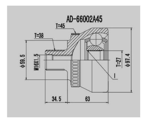 Ponteira Homocinetica - Audi-a4 1998 1999 2000 Motoraco