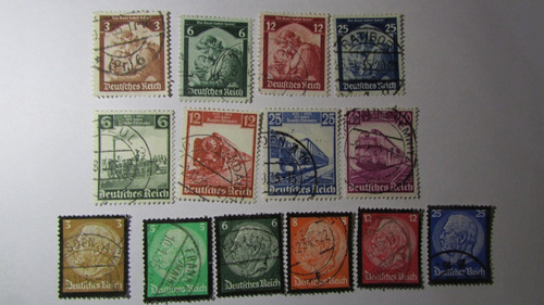 Alemania 1934 Y 1935 3 Buenos Serias Completa A11