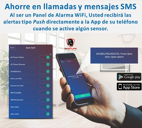 Alarma Wifi Gsm Gprs Notificaciones Push Via App Casa Negoci