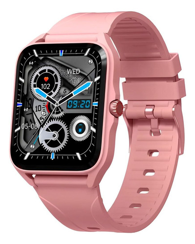 Smartwatch G-tide Q1, Bluetooth, A Prova Dagua, Sono, Saude Caixa Rosa Pulseira Rosa