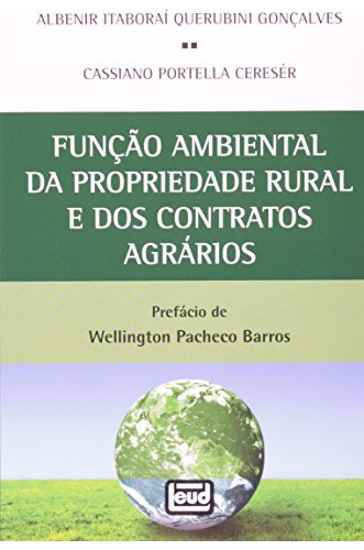 Libro Função Ambiental Da Propriedade Ruaral E Dos Contratos
