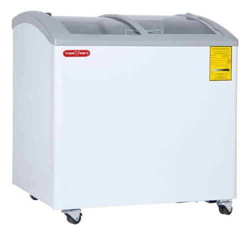 Congelador Horizontal Tapa De Cristal Curvo Torrey Chc-80cr Blanco / Congelador Chc-80cr (Usado)